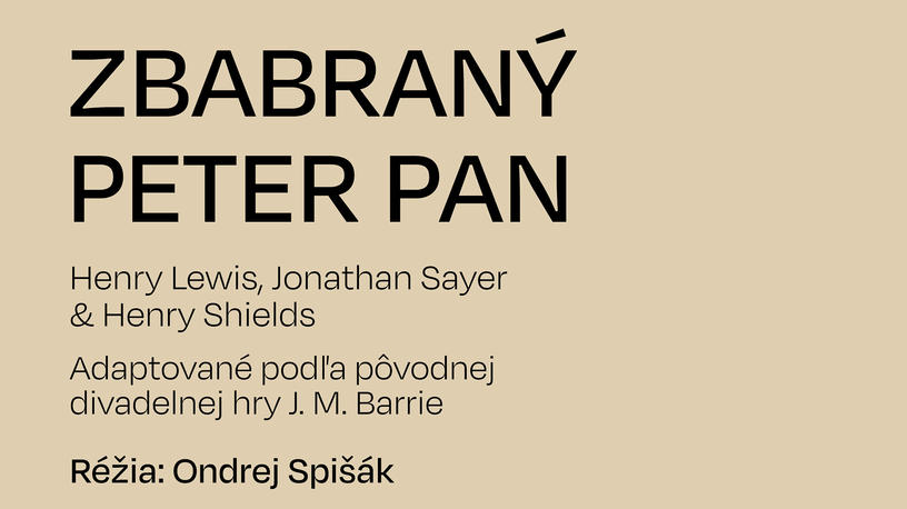 ZBABRANÝ PETER PAN